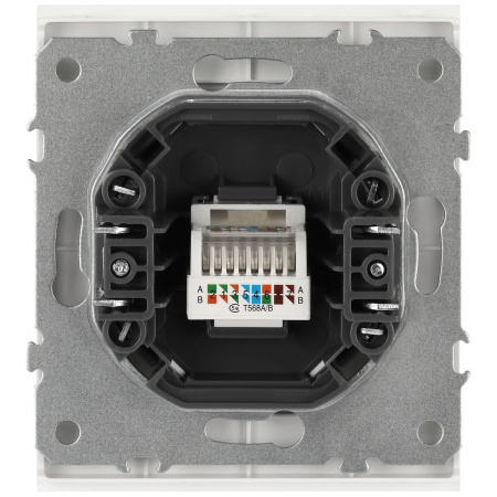 Розетка ЭРА Arktik 16-3107-08 информационная RJ45 белый матовый Б0070481