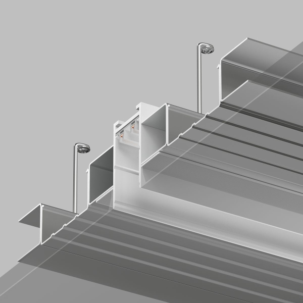 Шинопровод встраиваемый однофазный Denkirs Smart Hide TR2012-WH