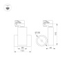 Трековый светодиодный светильник Arlight LGD-Ares-4TR-R100-40W White6000 036098