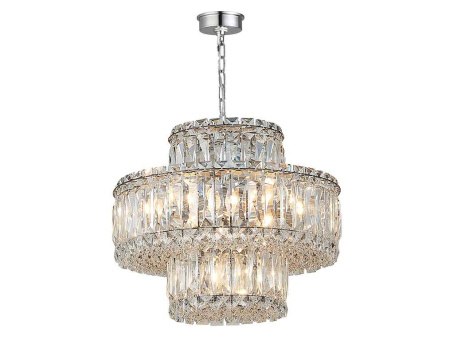 Подвесная люстра Newport 8458+3/C chrome М0067682