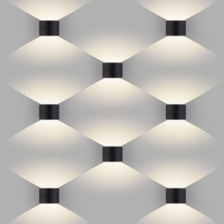 Уличный настенный светодиодный светильник Elektrostandard 1518 Techno LED Blade черный a038828