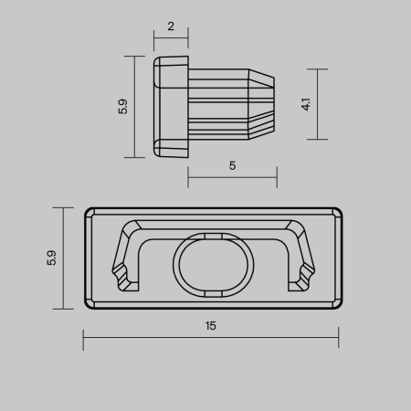Комплектующие для профиля Maytoni Led Strip 642012