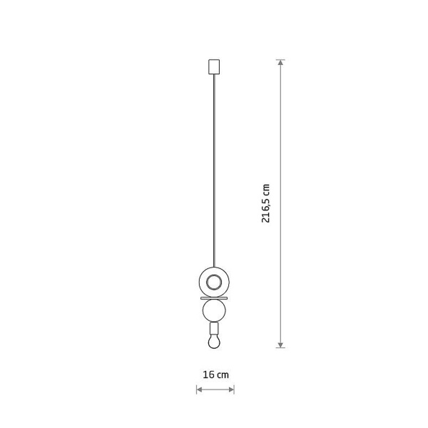 Подвесная люстра Nowodvorski Drops Wood E Black 11177