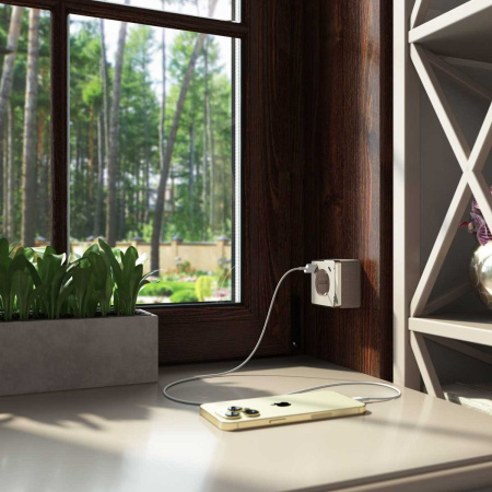 Розетка с заземлением, шторками и USB тип A+C Werkel Gallant шампань рифленый W5071710 4690389179631