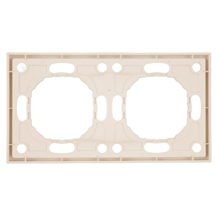 Рамка Stekker, PFR00-5002-08 2-местная Эмили, кашемир, soft touch 49911