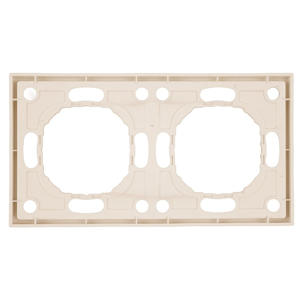 Рамка Stekker, PFR00-5002-08 2-местная Эмили, кашемир, soft touch 49911
