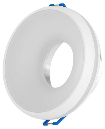 Светильник встраиваемый декоративный ЭРА DK100 WH под лампу MR16 GU5.3 белый Б0055588