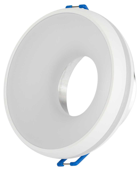 Светильник встраиваемый декоративный ЭРА DK100 WH под лампу MR16 GU5.3 белый Б0055588