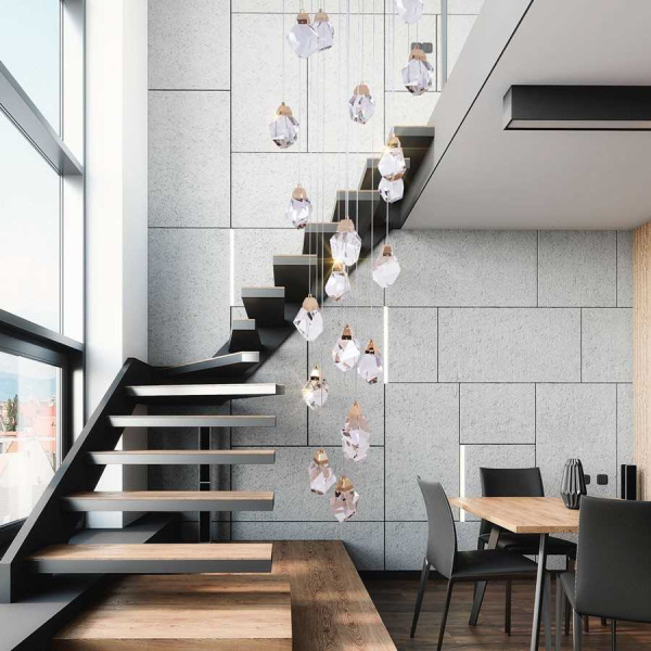 Подвесная светодиодная люстра Modelux ML.88971.25 GD