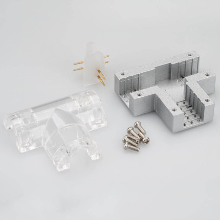 Коннектор Т-образный Arlight ARL-Clear-U15-2x90 022703