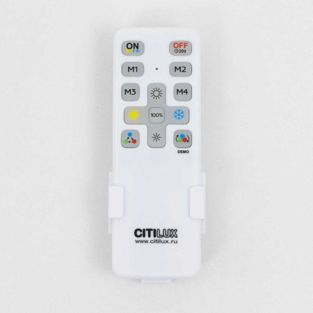 Потолочный светодиодный светильник с пультом ДУ Citilux Купер RGB Белый CL72470G0