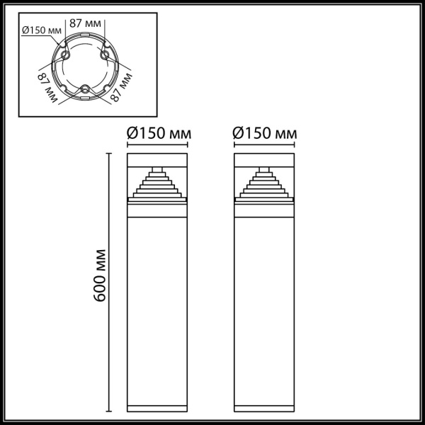 Ландшафтный светодиодный светильник Odeon Light Nature Hulk 7140/20GL