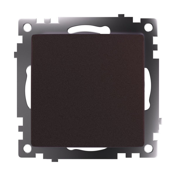 Переключатель 1-клавишный Stekker Катрин шоколад GLS10-7105-04 49018