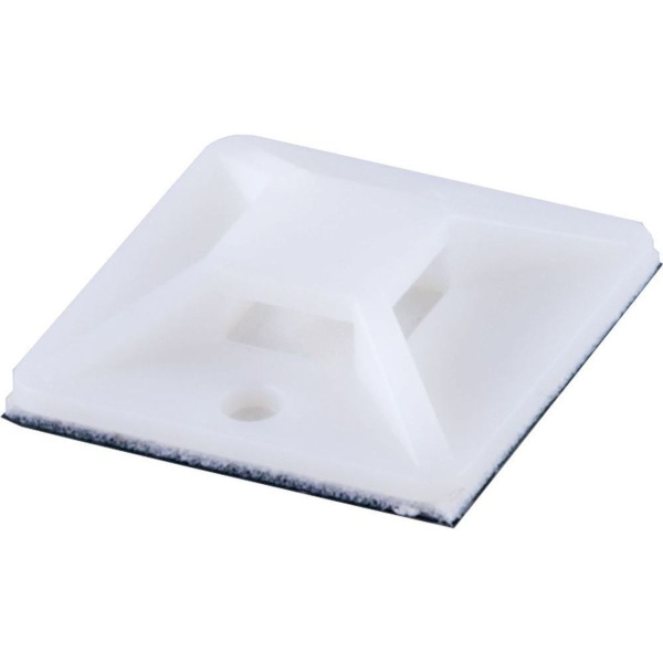 Площадка самоклеющаяся Stekker SMCL4040 40*40 мм под хомуты белый 32937