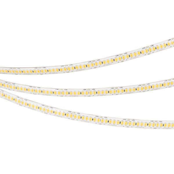 Светодиодная влагозащищенная лента Arlight 10W/m 80Led/m 2835SMD теплый белый 5M RTW-SE-A280-8mm 24V Warm2700 045560