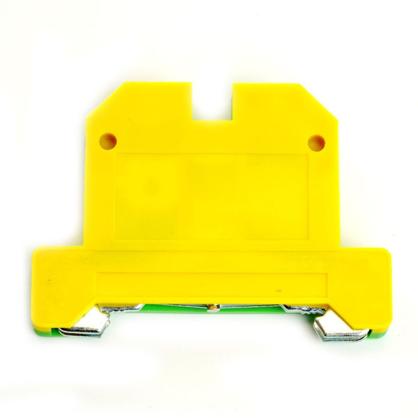 Зажим наборный изолированный (винтовой) 6,0 мм2 (JXB 6), желтый,зеленый LD551-4-60 ЗНИ 49488
