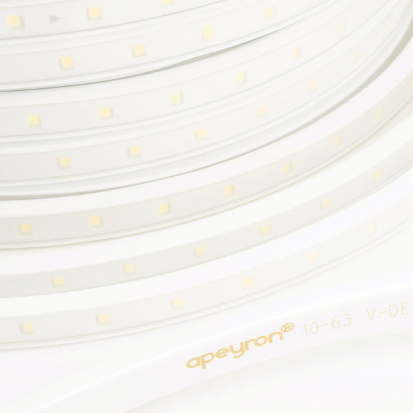 Светодиодная влагозащищенная лента Apeyron 6W/m 60LED/m 2835SMD холодный белый 50M 10-62