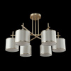 Потолочная люстра Crystal Lux Sergio PL6 Gold