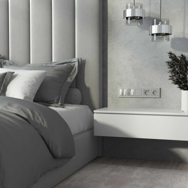 Лицевая панель Werkel Hammer для USB серебряный W1279506 4690389162992