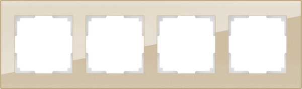 Рамка Werkel Favorit на 4 поста шампань W0041111 4690389159978