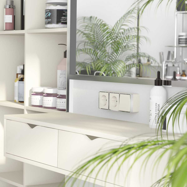 Выключатель одноклавишный Werkel Gallant слоновая кость W5010003 4690389163715