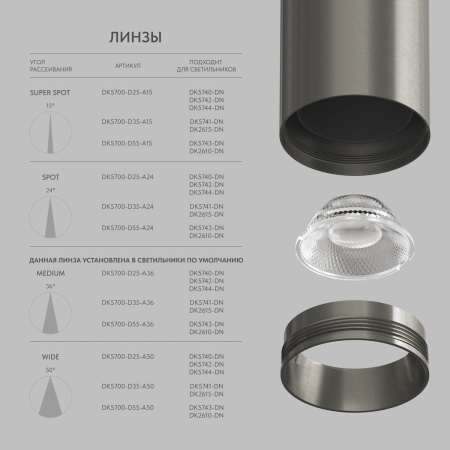 Потолочный светодиодный светильник Denkirs Shine Tube DK2615-DN
