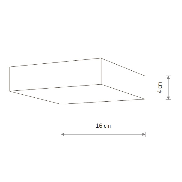 Потолочный cветильник Nowodvorski Lid Square Led White 10421