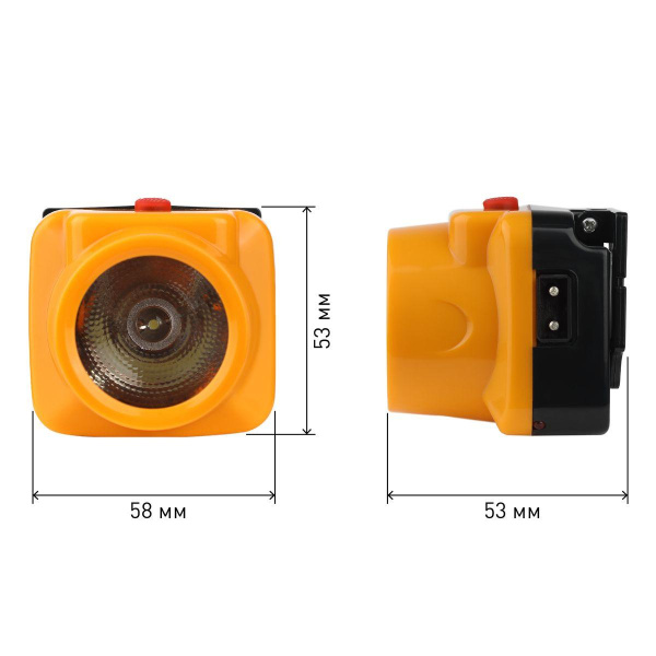 Налобный светодиодный фонарь ЭРА Трофи аккумуляторный 53х53х58 80 лм TG1 Б0053033