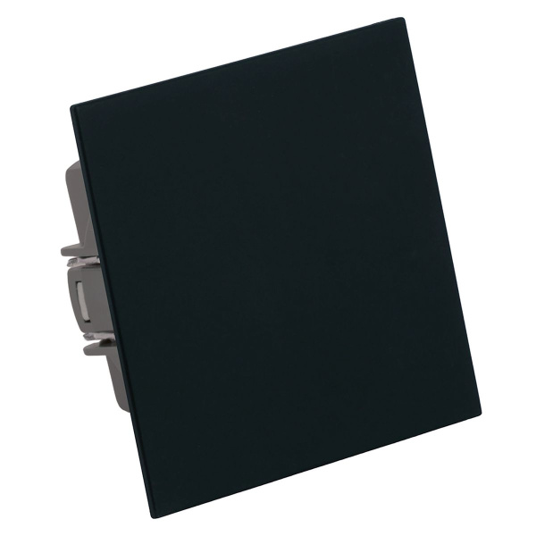 Выключатель 1-клавишный (механизм), Stekker, 250В, 10А Мия, RSW10-3103-05, черный бархат 50442