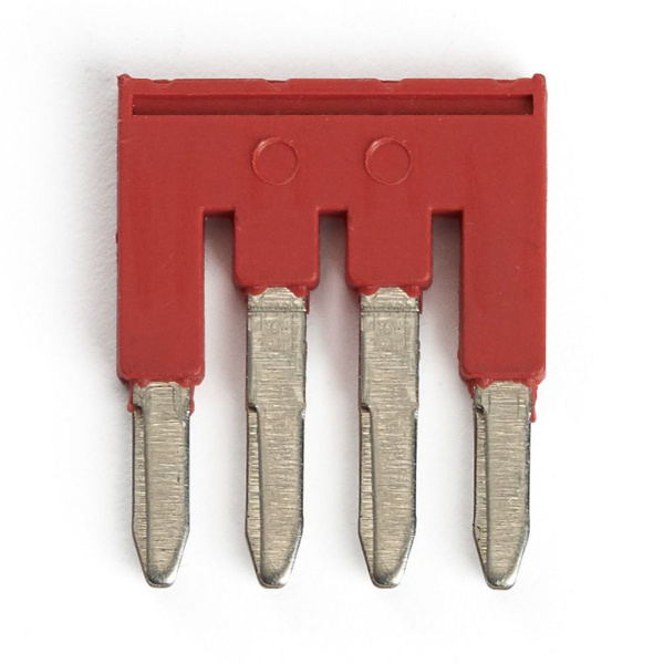 Центральная перемычка для ЗНИ самозажимных 4 мм² (JXB ST 4) 4PIN LD568-4-40 (DIY упак 20 шт),Stekker 39981