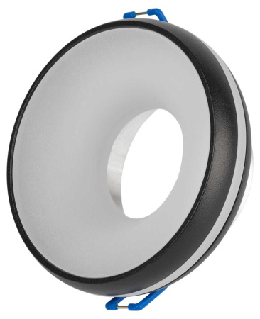 Светильник встраиваемый декоративный ЭРА DK100 BK под лампу MR16 GU5.3 черный Б0055589