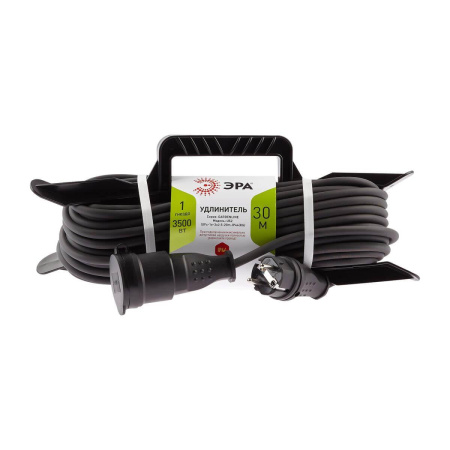 Удлинитель силовой ЭРА 1гн 30м с/з UFx-1e-3x2,5-30m-IP44(kg) Б0050872