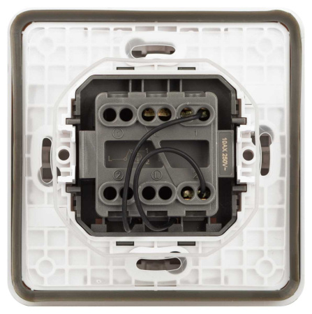 Переключатель ЭРА Эксперт 11-1527-01 с подсветкой IP55 10АХ-250В СУ белый Б0063253