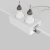 Встраиваемый светильник Maytoni Technical Downlight Gyps Modern DL131-GU10-02-W