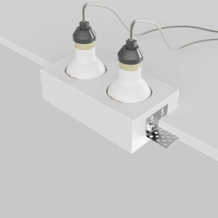 Встраиваемый светильник Maytoni Technical Downlight Gyps Modern DL131-GU10-02-W