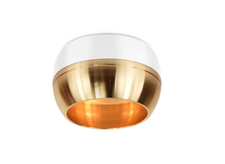 Накладной светильник ЭРА OL14 GX53 WH/GD Б0049038
