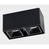 Потолочный светильник Italline FASHION FX2 black + FASHION FXR black - 2шт.