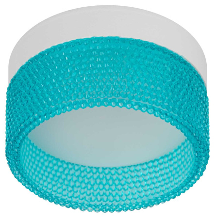 Светильник встраиваемый ЭРА DK97 WH/Blue под лампу GX53 белый/голубой Б0057458