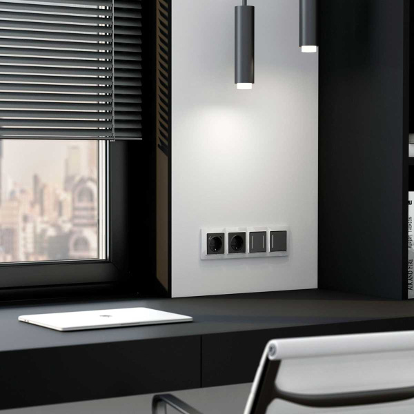 Рамка на 4 поста Werkel Snabb basic белый W0042001 4690389161414