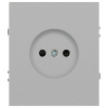 Розетка ЭРА Arktik 16-2106-03 без заземления 2P 16А-250В алюминий Б0071675