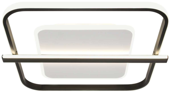 Светильник потолочный светодиодный ЭРА Модерн Franco CLL-1-107W 3K-6K RC BK с ДУ черный Б0069746