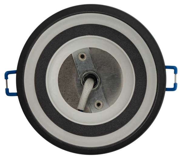 Светильник встраиваемый ЭРА DK114 BK под лампу GX53 поворотный черный Б0059790