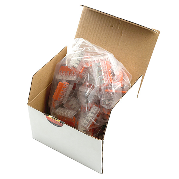 Универсальная компактная клемма 5-проводная STEKKER, LD221-415