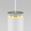 Подвесной светодиодный светильник Elektrostandard DLS021 9+4W 4200К белый матовый/серебро a045502