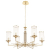 Подвесная люстра Crystal Lux Gloria SP6 Brass