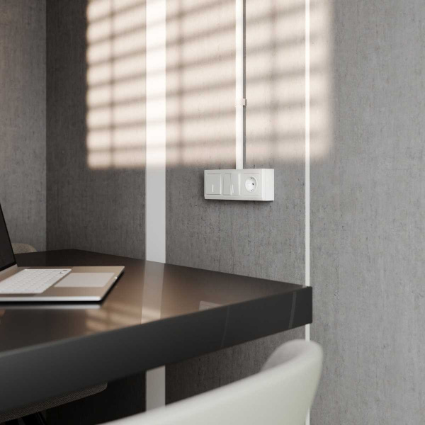 Коробка для накладного монтажа Werkel белый W8000001 4690389170829