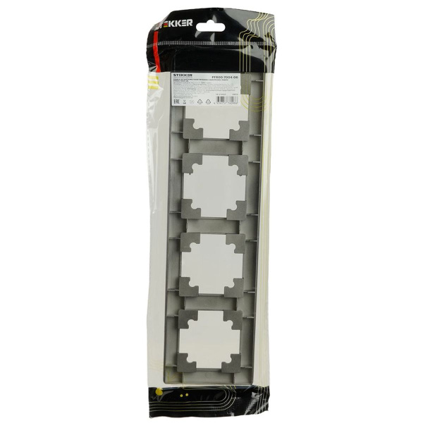 Рамка 4-постовая Stekker Катрин графит PFR00-7004-06 39810