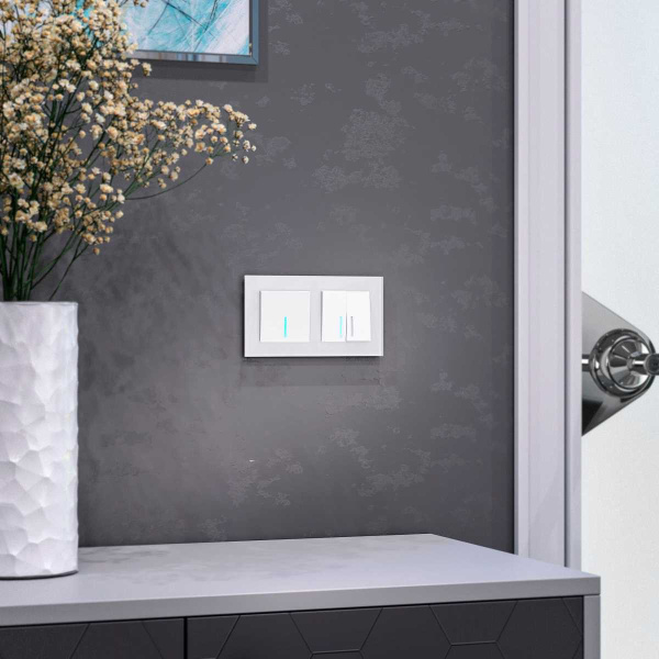 Рамка на 2 поста Werkel Favorit белый матовый W0021105 4690389159572