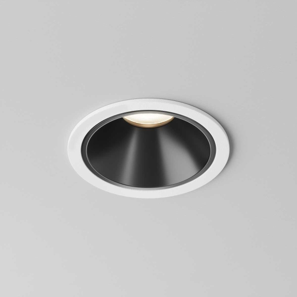 Декоративная черная рамка-отражатель Maytoni Technical для светильников серии Alfa LED Ring8-10W-RD-B