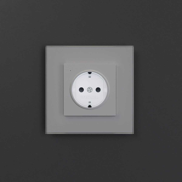 Розетка с подсветкой Werkel белый a069612